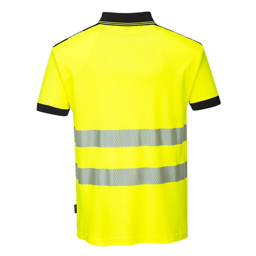 Koszulka polo PORTWEST T180 żółto-czarna