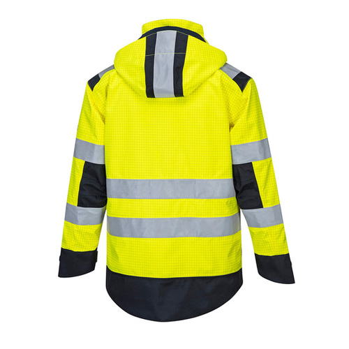 Kurtka PORTWEST Modaflame Multi Norm Arc MV70 żółto-granatowa
