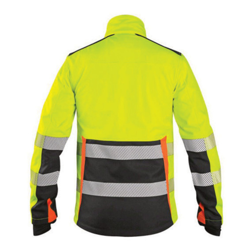 Kurtka ostrzegawcza softshell CXS BENSON żółto- czarna