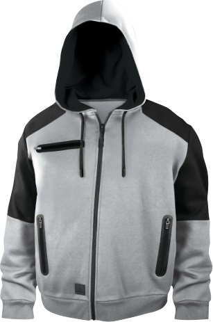 Bluza z kapturem DELTA PLUS RIGA szara