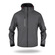 Kurtka softshell 51430 Mission ciemny szary melanż-czarny[48/26]