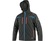 Kurtka softshell CANIS NORFOLK męska zimowa czarna niebiesko-czerwone wstawki HV 