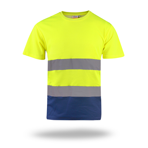 Koszulka ostrzegawcza 77270 Hi-Vis Duo żółto-granatowa [97/22] 
