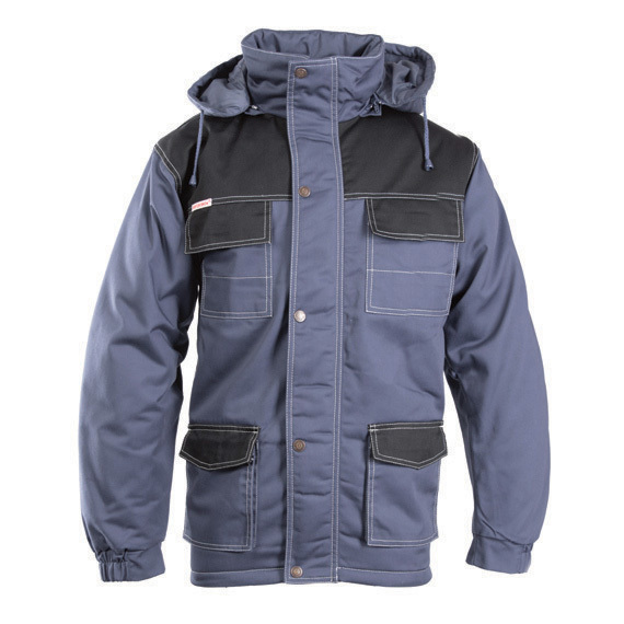 Kurtka ocieplana BRIXTON SNOW PARKA stalowo-czarna