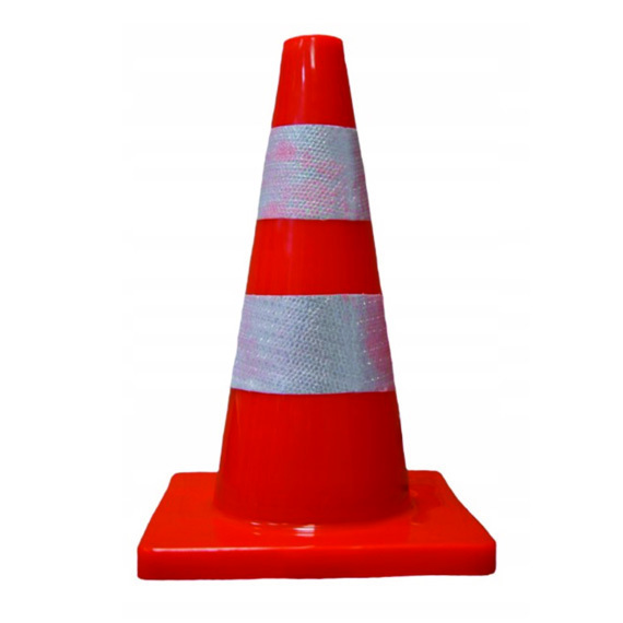 Pachołek plastikowy 54cm odblaskowy