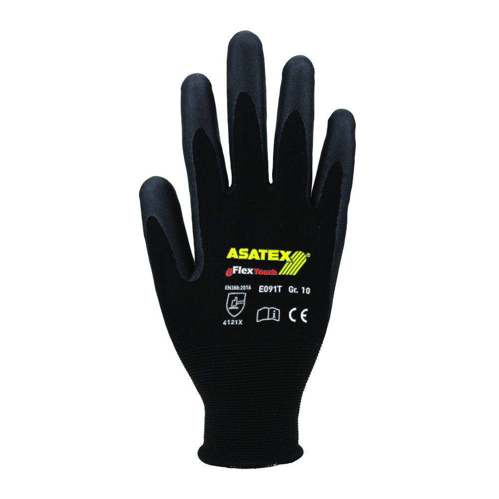 Rękawice powlekane mikropianką nitrylową ASATEX E091T (7)