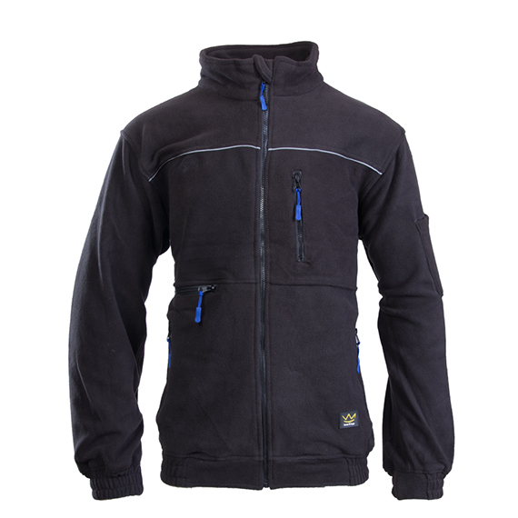 Bluza polar SEVEN KINGS TOPAZ czarna