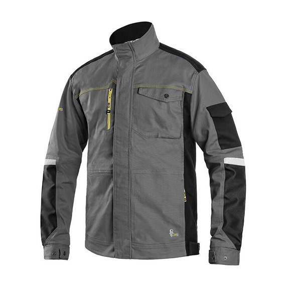 Bluza CANIS STRETCH szaro-czarna