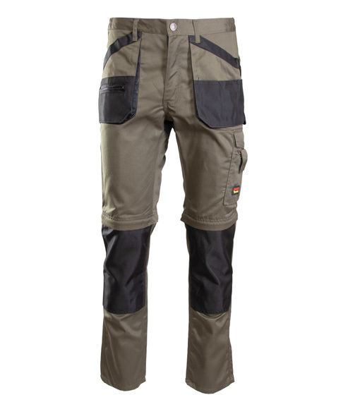 Spodnie BRIXTON PRACTICAL do pasa KHAKI z odpinanymi nogawkami