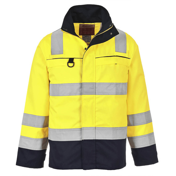 Bluza PORTWEST FR61 Multi-Norm trudnopalna-ostrzegawcza żółto-granatowa 