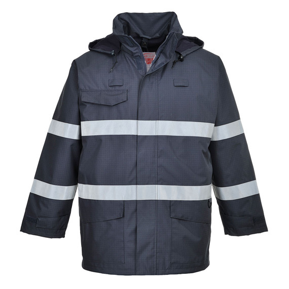 Kurtka ocieplana PORTWEST Bizflame Rain Multi Protection granatowa S770