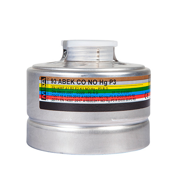 Filtropochłaniacz MSA 93 ABEK CO NO Hg/St 10160507