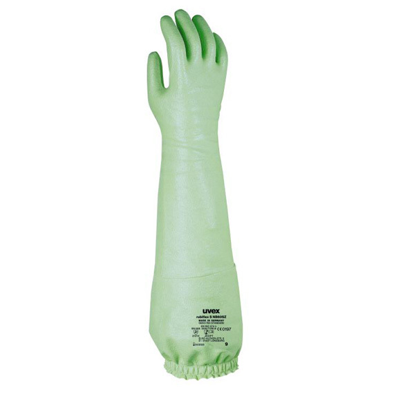 Rękawice kwasoodporne UVEX Rubiflex S długie 60cm NB60SZ