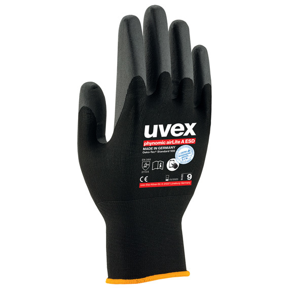 Rękawice UVEX PHYNOMIC AIRLITE A ESD [600380]