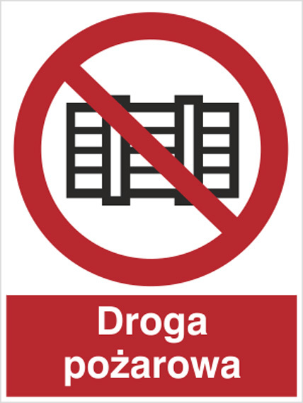 Tab.BP-Nie zastawiać 270x200 8211 XW