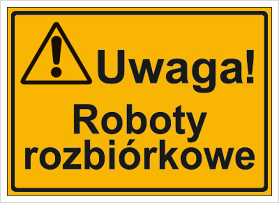Tab.BP-Uwaga!Roboty rozbiórkowe 3319 XO-36