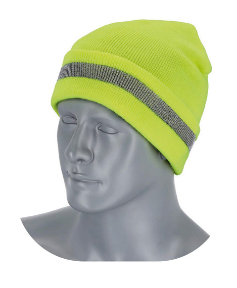 Czapka ocieplana STALCO FLUO żółta [S-42052]