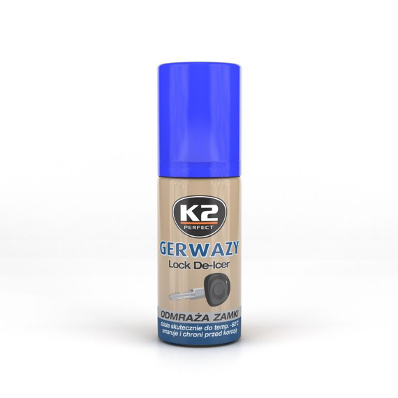 K2 GERWAZY Odmrażacz do zamków 50 ml