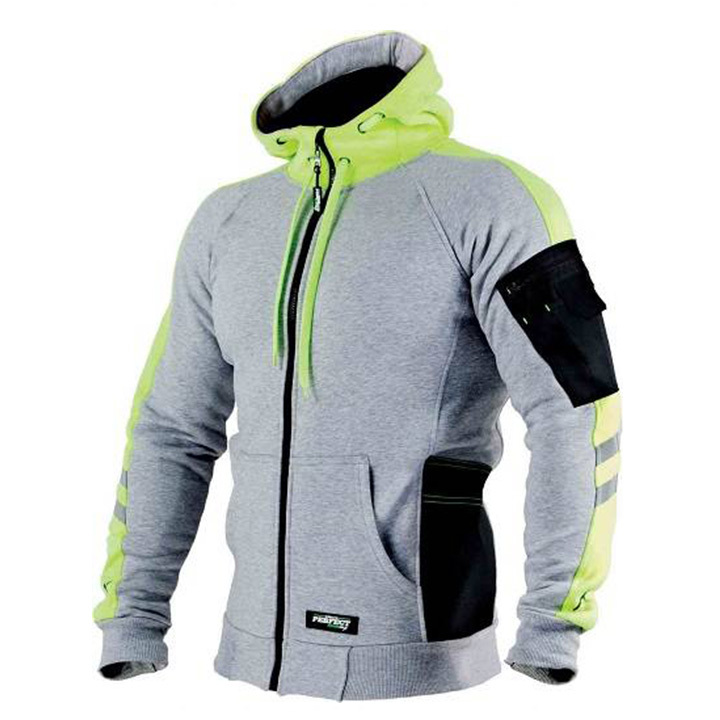 Bluza z kapturem STALCO MECHANICK POWERMAX szara