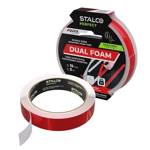 STALCO-Taśma montażowa dwustronna piankowa 19mm x 5m