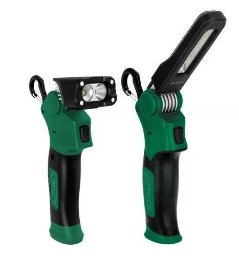 STALCO-Zestaw lamp roboczych akumulatorowych LED 1000 lm + 800 lm
