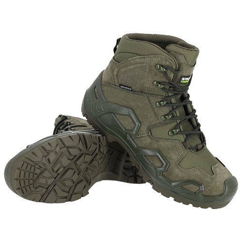 Obuwie STALCO-Trzewik DEFENDER HIGH oliwkowy OB SR FO