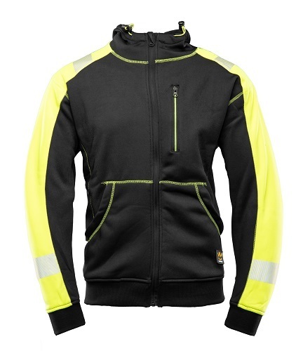 Bluza dresowa SEVEN KINGS RIVAL z kapturem czarno-żółta