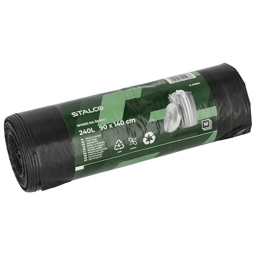 STALCO-Worki na śmieci 240l LDPE kpl-10szt. [S-47694]