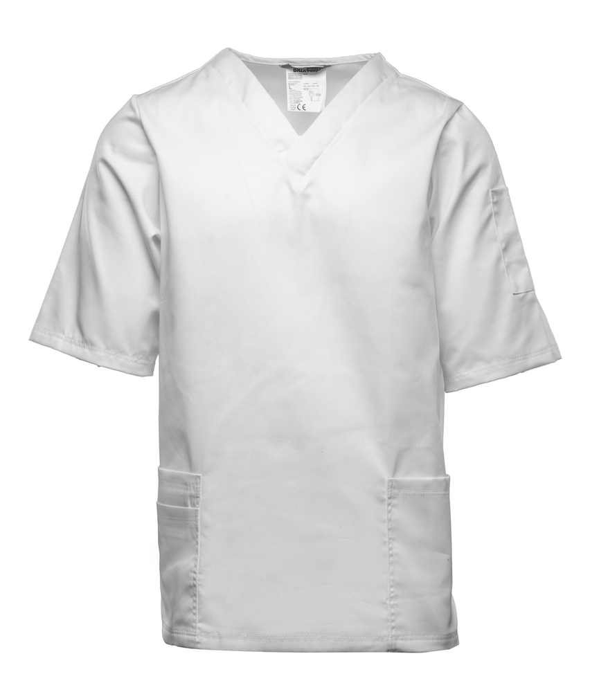 Bluza BRIXTON WHITE męska z krótkim rękawem B209