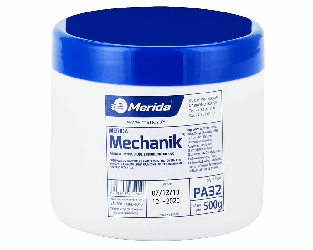 Pasta MERIDA MECHANIK 500ml PA32