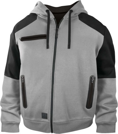 Bluza z kapturem DELTA PLUS RIGA szara