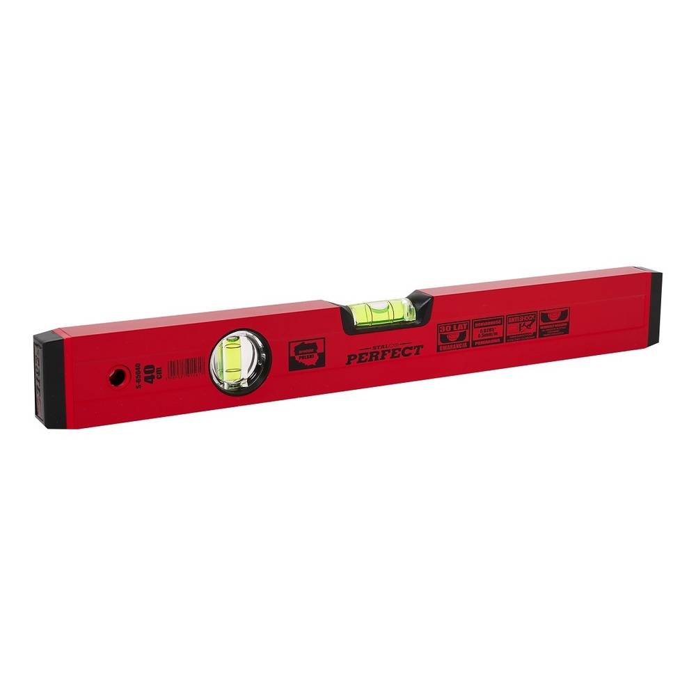 STALCO-Poziomnica aluminiowa 40cm czerwona STALCO PERFECT [S-65040]