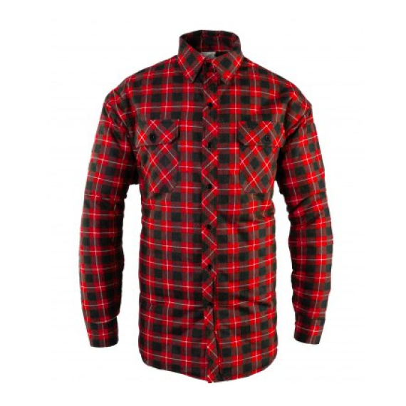 Koszula flanelowa ocieplana czerwona BONO