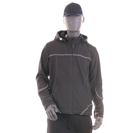 Kurtka Softshell czarna S-006