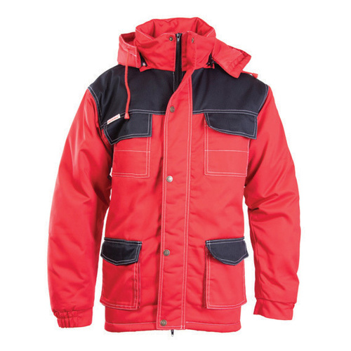 Kurtka ocieplana BRIXTON SNOW PARKA czarno- czerwona