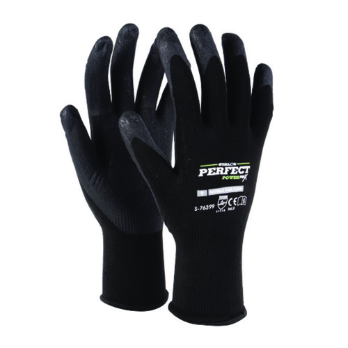 Rękawice powlekane lateksem STALCO POWERMAX NITRILE FLEX FOAM 