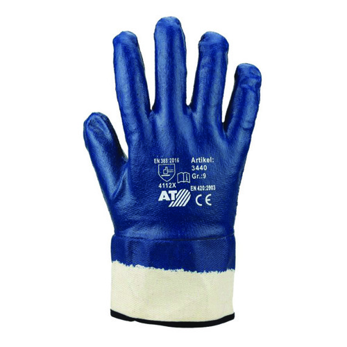 Rękawice powlekane nitrylem ASATEX granat 3440