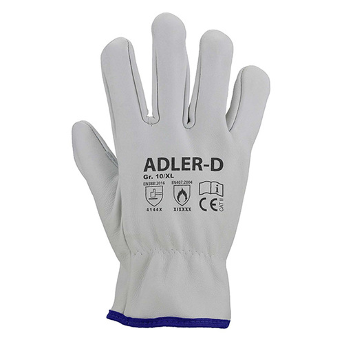 Rękawice wzmacniane skórą bydlęcą ASATEX ADLER-D (10)