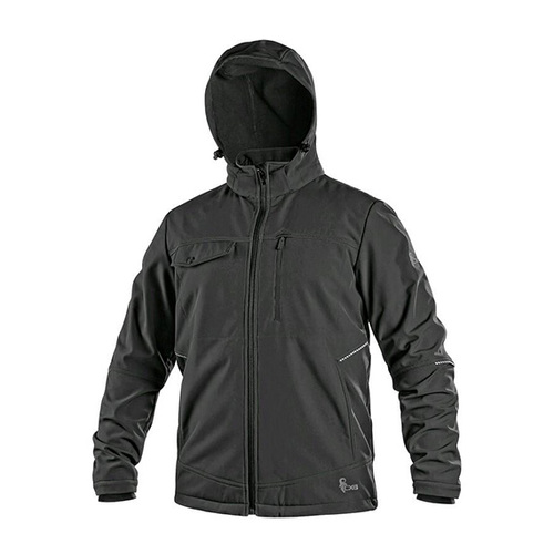 Kurtka softshell CANIS STRETCH czarna