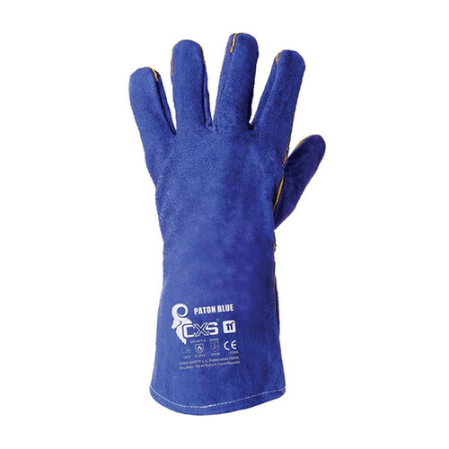 Rękawice spawalnicze CANIS PATON [3610-002-600-11] niebieskie (11)