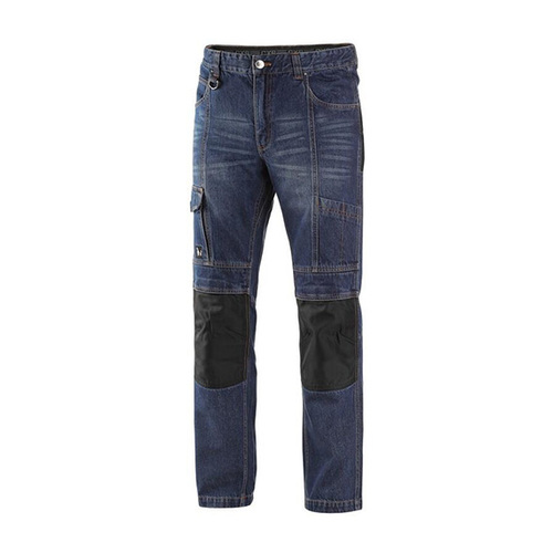 Spodnie CANIS NIMES I jeans niebiesko-czarne