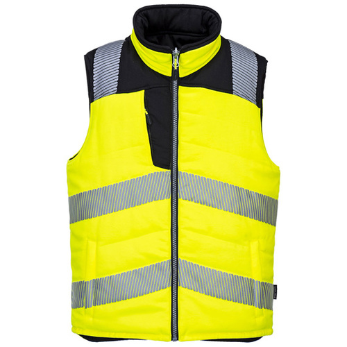 Kamizelka ocieplana PORTWEST PW374 żółto-czarna