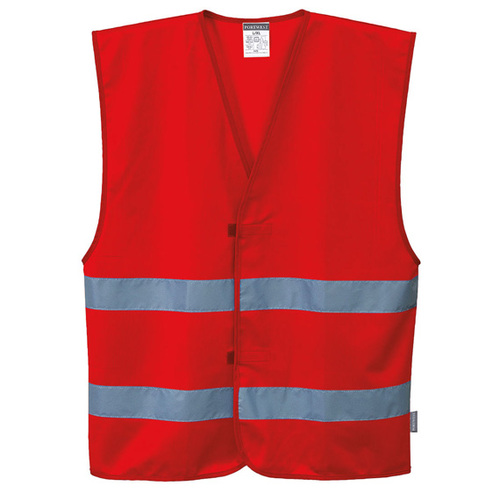 Kamizelka ostrzegawcza PORTWEST F474 czerwona