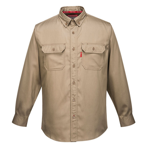 Koszula trudnopalna PORTWEST FR89 khaki