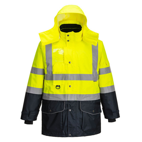 Kurtka ocieplana PORTWEST S426 żółto/granatowa