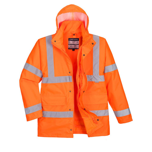 Kurtka ocieplana PORTWEST S468 4w1 pomarańczowa