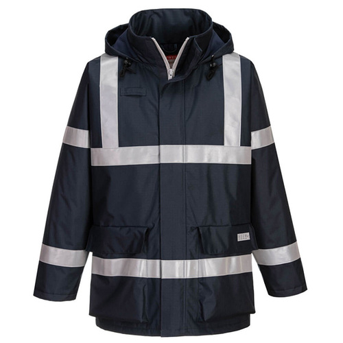 Kurtka PORTWEST S785 Bizflame Rain Multi-Protection granatowa