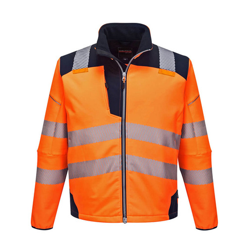 Kurtka softshell PORTWEST T402 pomarańczowo-granatowa
