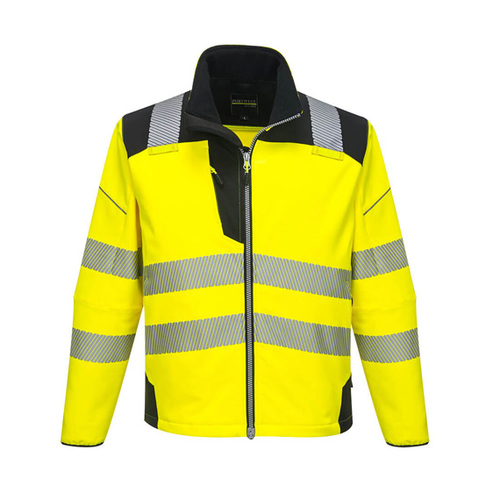 Kurtka softshell PORTWEST T402 żółto-czarna