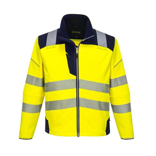 Kurtka softshell PORTWEST T402 żółto-granatowa